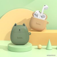 Наушники Hoco EW45 Cute Cat (зеленый)