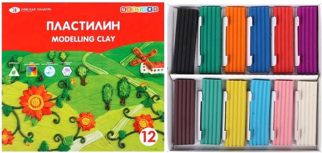 

Пластилин Цветик 32411673 (12 цветов)