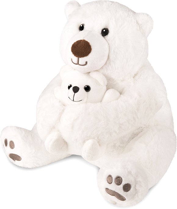 

Классическая игрушка Maxitoys Белый Медведь с Медвежонком MT-SUT072007-30
