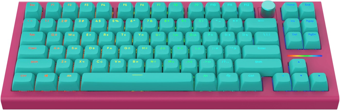 

Клавиатура IO by Red Square Type 84 g3ms Sapphire V2 (бирюзовый/розовый)