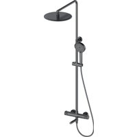 Душевая система  Oliveeka 739902 (оружейная сталь)