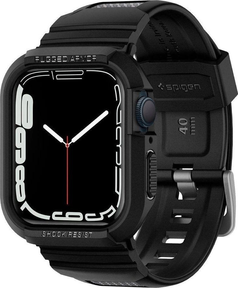 

Ремешок Spigen Rugged Armor Pro для Apple Watch (41/40 мм) (черный)