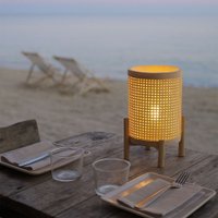 Настольная лампа AksHome AKS тип 1 1LED (натуральное дерево)