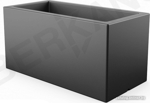 Кашпо Berkano Cubric 40*100 DB (черный)