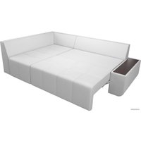 Угловой диван Mebelico Амадэус 109702 (левый, экокожа, белый)