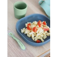 Тарелка для кормления Beaba Assiette Silicone 913550 (Mineral Grey)