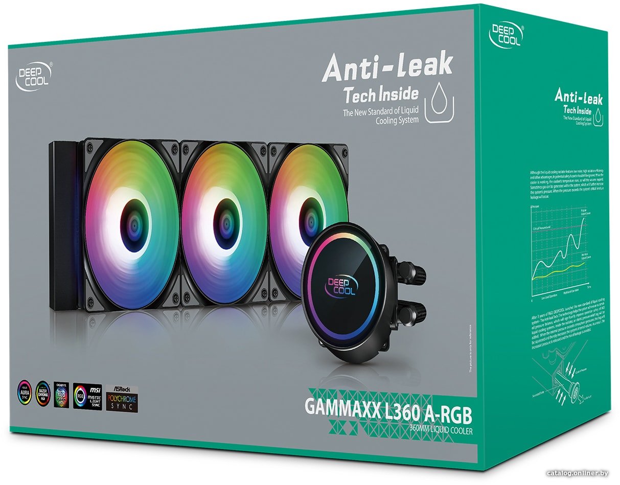 PCハード DEEPCOOL 水冷式CPUクーラー GAMMAXX L360 A-RGB[DP-H12CF