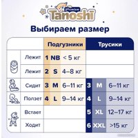 Подгузники Tanoshi Premium Baby Diapers S 4-8 кг (72 шт)