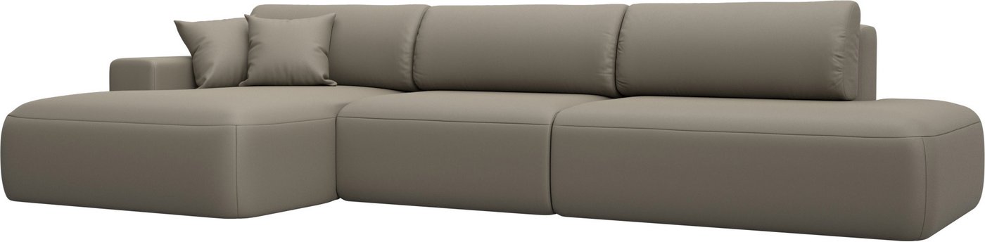 

Угловой диван Лига диванов Лига-036 НПБ Модерн Лонг левый 127749L (экокожа Grifon 04 бежевый)