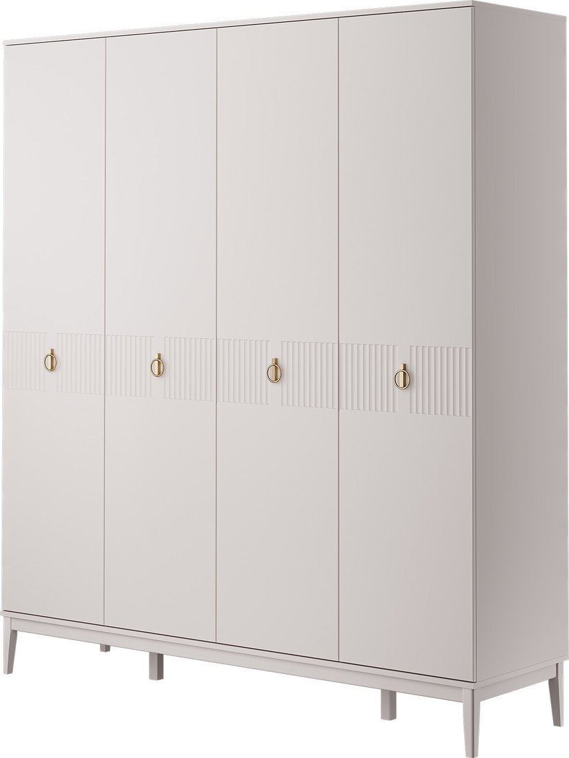 

Шкаф распашной Bravo Мебель Фарго ШР-4 (ЛДСП, персидский жемчуг/лак льняной)