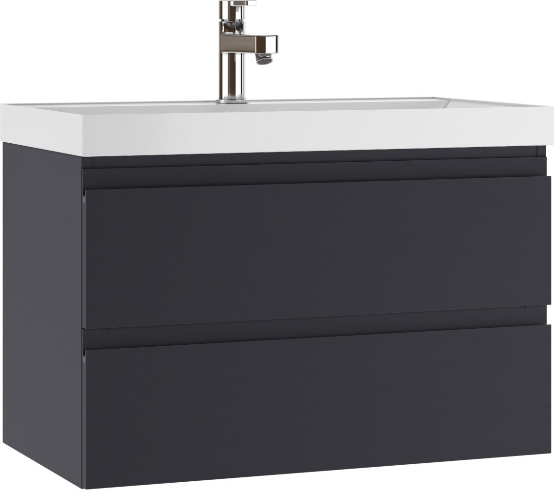 

Домино Тумба под умывальник Unit 70 Graffo В2 (графит матовый)