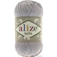 Пряжа для вязания Alize Bella 21 100 г 360 м (светло-серый)