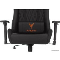 Игровое (геймерское) кресло Knight Armor (черный ромбик/экокожа)