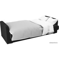 Диван Лига диванов Надежда 103077 (велюр, черный)