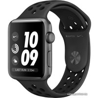 Умные часы Apple Watch Nike+ Series 3 42 мм (серый космос/антрацит)
