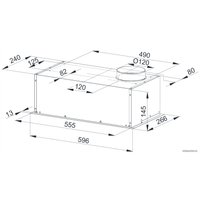 Кухонная вытяжка Weissgauff Alpha 45 PB BL