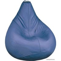 Кресло-мешок Kreslomeshki Груша экокожа (XXL, синий)