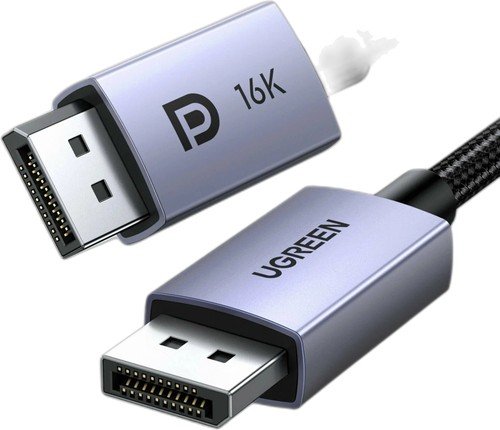 

Кабель Ugreen DP118 DisplayPort - DisplayPort 15383 (1 м, серый)