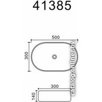 Умывальник Uptrend Sparrow (глянцевый белый)
