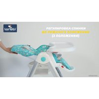 Высокий стульчик Lorelli Party 2023 (arctic blue leather)