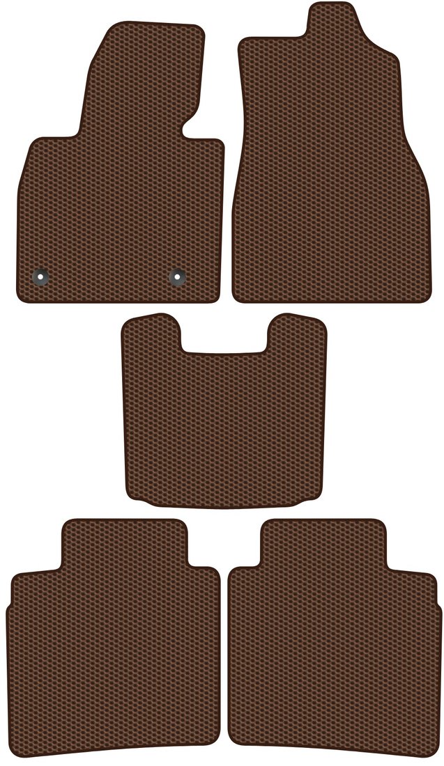 

Комплект ковриков для авто Alicosta Hongqi HS5 I (suv / CA6472HA6) 2018 - Н.В. (коричневый, сота)