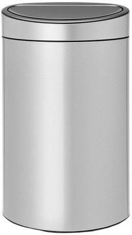 

Мусорное ведро Brabantia Touch Bin 40 л (серый металлик)