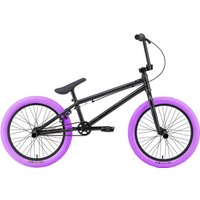 Велосипед Stark Madness BMX 4 2025 (серо-фиолетовый/черный/фиолетовый)