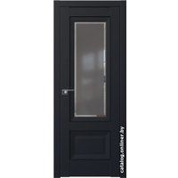 Межкомнатная дверь ProfilDoors 2.90U L 60x200 (черный матовый, стекло square матовое)