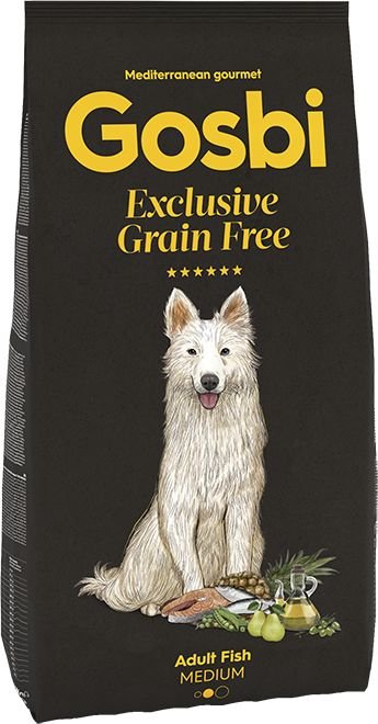 

Сухой корм для собак Gosbi Exclusive grain free adult duck medium 12 кг