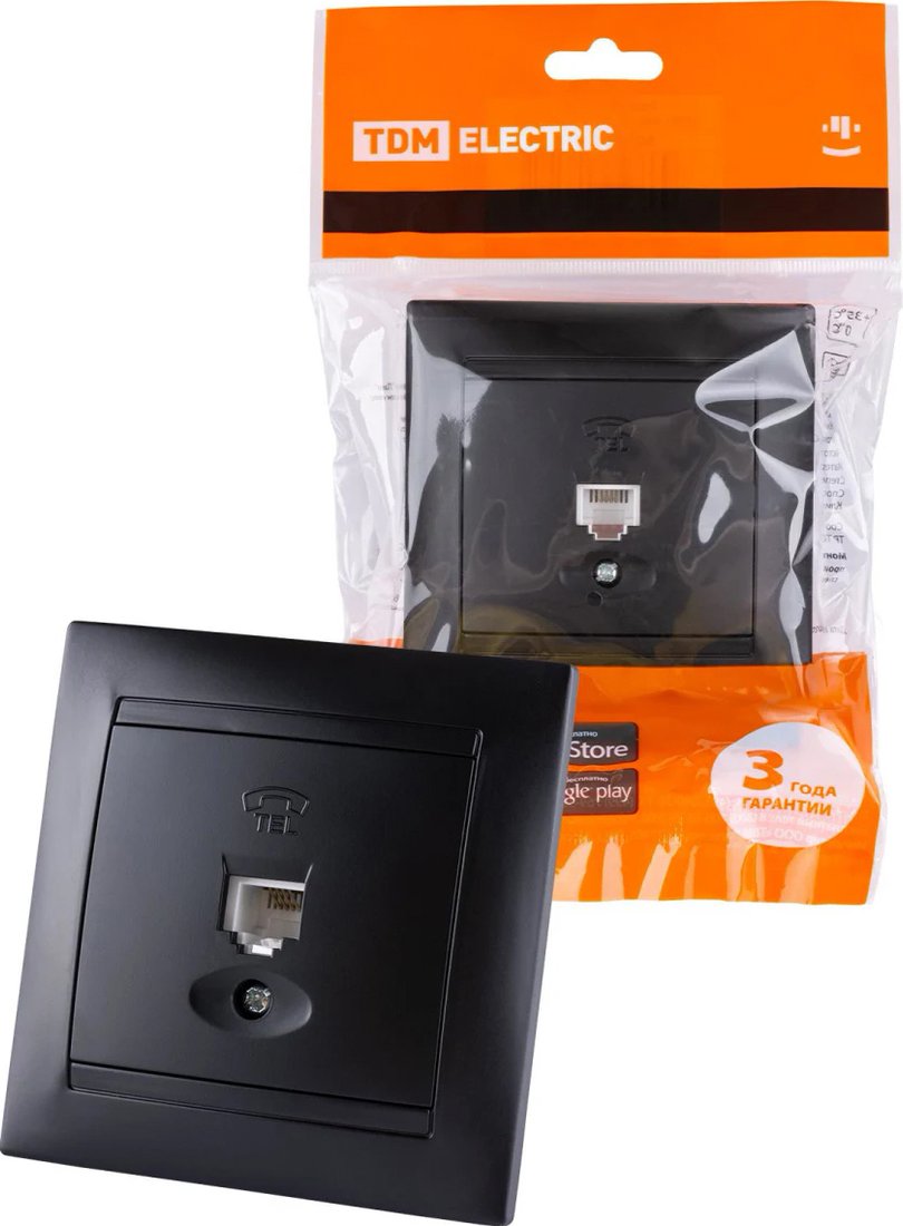 

Розетка телефонная TDM Electric Лама SQ1815-0615