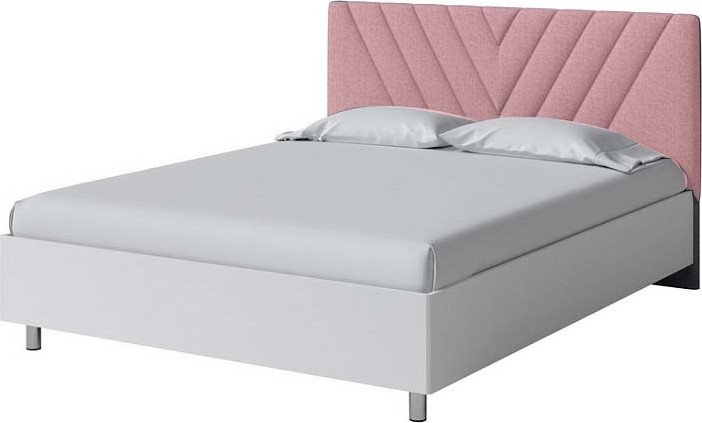 

Кровать PROxSON Ora 120x200 (Белый/Manhattan 4 розовый жемчуг)