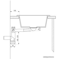 Кухонная мойка Deante Eridan ZQE T113 (антрацит)