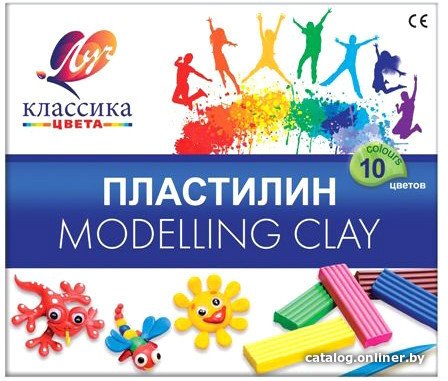 Пластилин Луч Классика 7С 304-08 (10 цв)