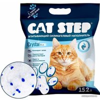 Наполнитель для туалета Cat Step Crystal Blue 15.2 л