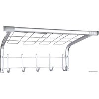 Вешалка для одежды Sheffilton SHT-WH7 946506 (хром лак/серый)