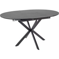 Кухонный стол Signal Gaston ceramic 100-135/100 (серый/черный)