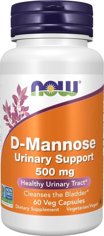 

БАД Now Foods D-Mannose Urinary Support 500 мг (60 капсул)
