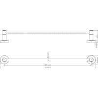 Держатель для полотенца Lauter 21TS2015 (Chrome)