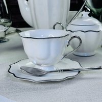 Набор чашек Lenardi Magnolia Silver 205-589 (12пр)