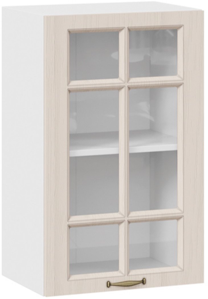 

Шкаф навесной Трия Лина 1В45С (белый/крем)