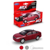 Легковой автомобиль Welly Hyundai Sonata 43717W (бордовый)
