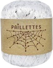 Paillettes 01 50 г 275 м (белый, 4 мотка)