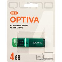 USB Flash QUMO Optiva 01 4GB (зеленый)