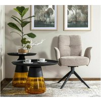 Журнальный столик Signal Tiffany B (черный/оранжевый)