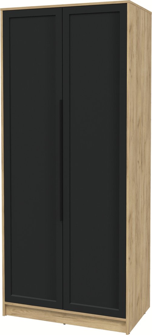 

Шкаф распашной Интерлиния Концепт Тренд КТ-Ш2 (дуб золотой/черный)