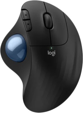 

Мышь Logitech Ergo M575S (черный, синий шарик)
