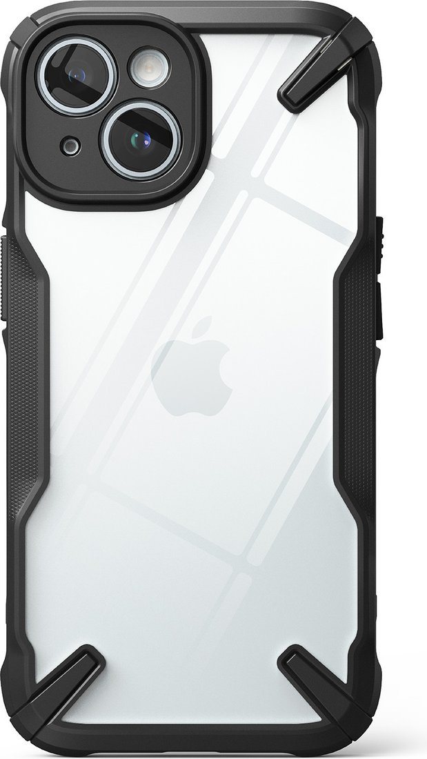Чехол для телефона Ringke Fusion X для iPhone 15 (Black)
