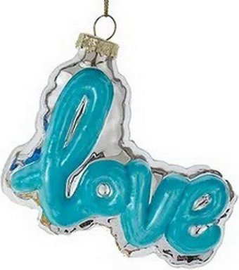 Елочная игрушка Kurt S. Adler Kurt Christmas 2024 Love T3584_2