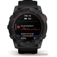 Умные часы Garmin Fenix 7X Solar (сланцево-серый/черный)