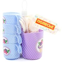 Набор игрушечной посуды Полесье Анюта 80066